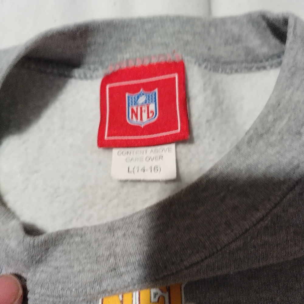 Washington Redskins Crewneck Sweater L 14/16 - Picture 5 of 6